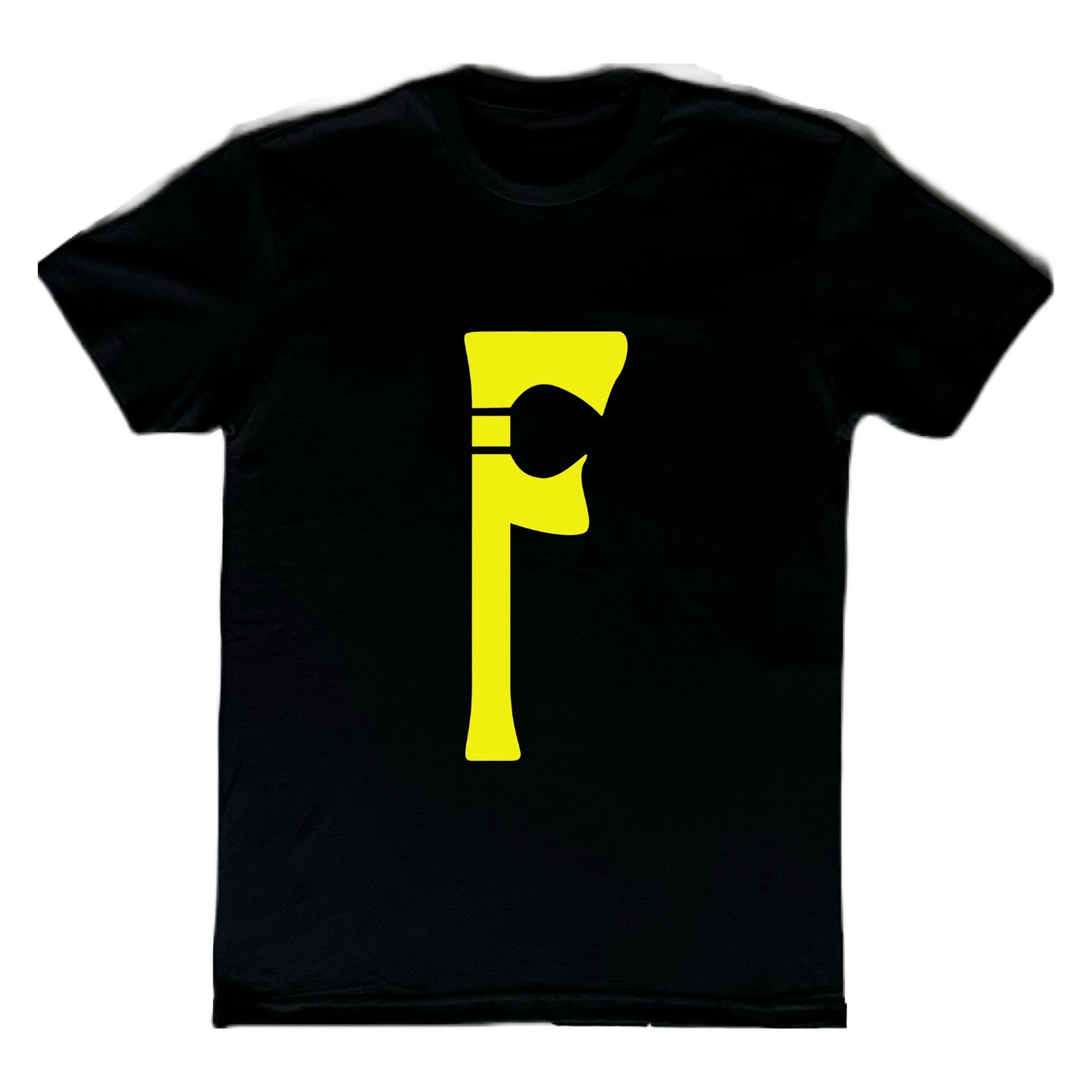 Freedomiscash Monogram Logo T-Shirt - Black/Yellow